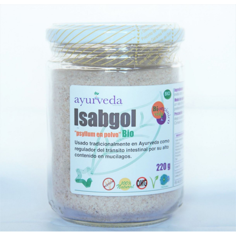 Comprar ISABGOL PSYLLIUM POLVO 220 G ECO AYURVEDA AUTENTICO online - Farmacia Coliseum