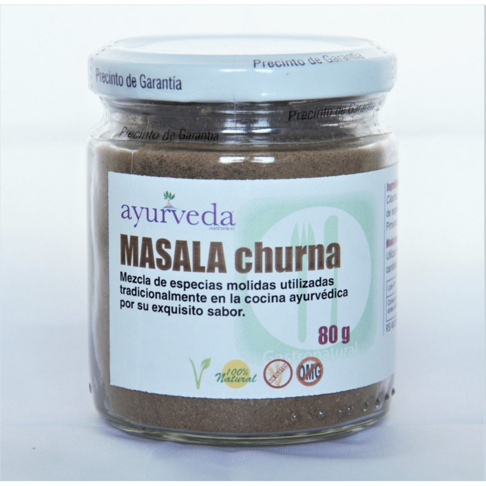 Comprar MASALA CHURNA 80 G AYURVEDA AUTENTICO online - Farmacia Coliseum