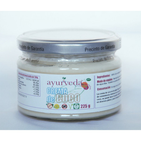 Comprar COCO CREMA 225 G ECO AYURVEDA AUTENTICO online - Farmacia Coliseum