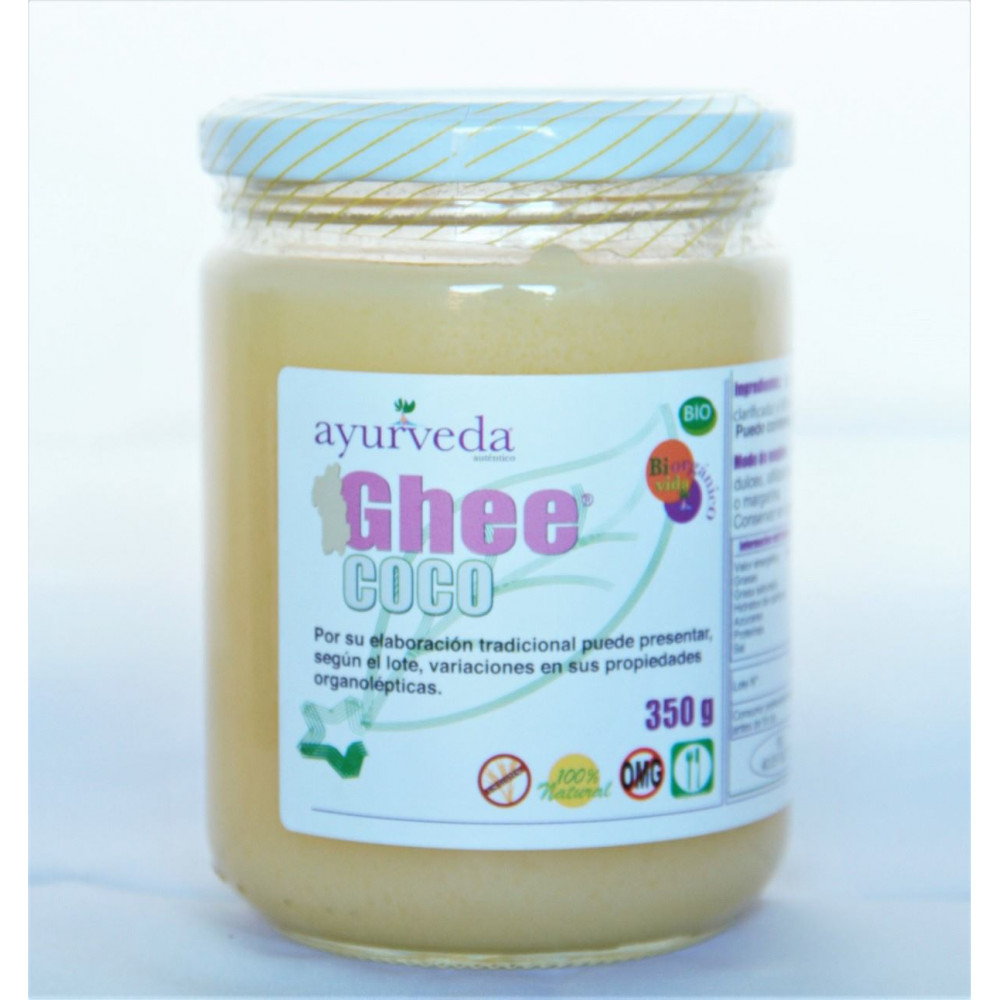 Comprar GHEE COCO 350 G ECO AYURVEDA AUTENTICO online - Farmacia Coliseum
