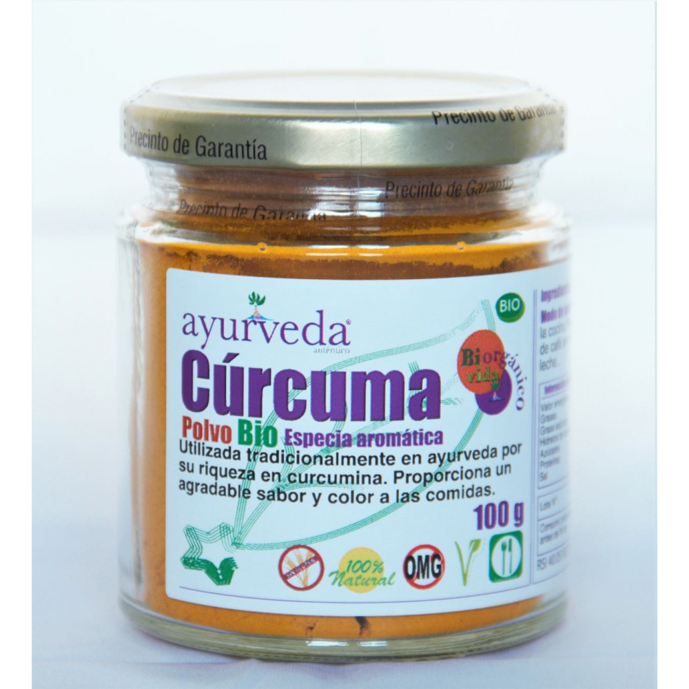 Comprar online CURCUMA POLVO 100 G ECO AYURVEDA AUTENTICO - Farmacia Coliseum