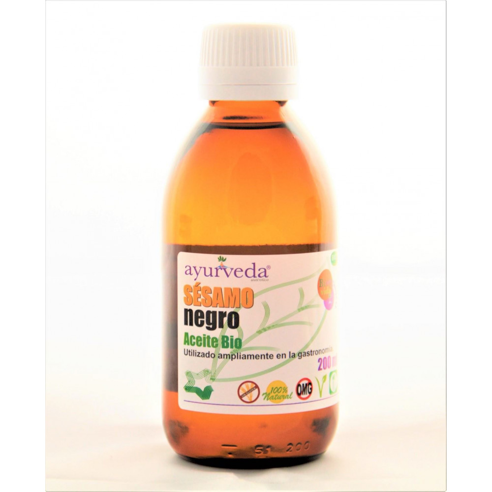Comprar online SESAMO NEGRO ACEITE 200 CC ECO AYURVEDA AUTENTICO - Farmacia Coliseum