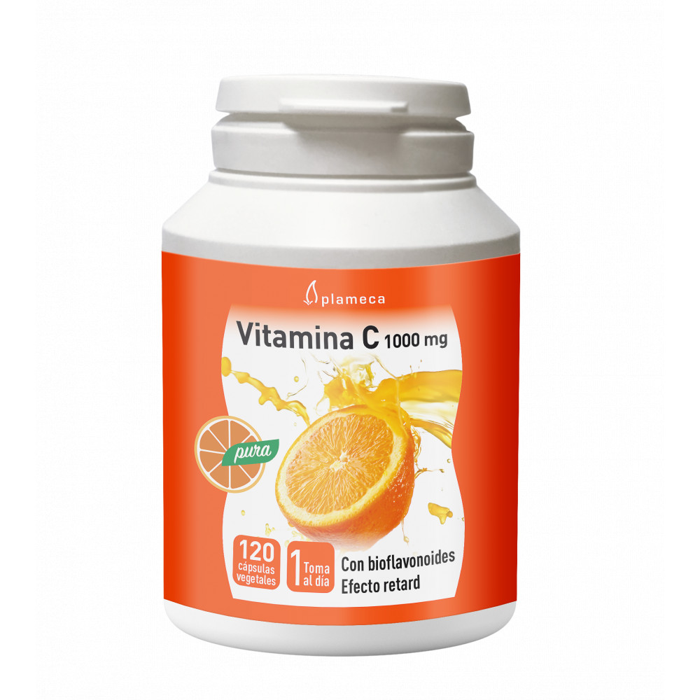 Comprar VITAMINA C 1000 MG 120 CAPS PLAMECA online - Farmacia Coliseum