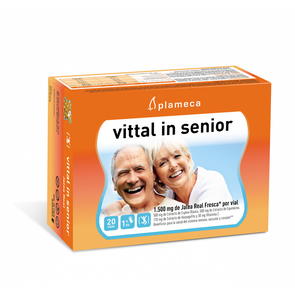 Comprar VITTAL IN SENIOR JALEA REAL 20 AMP PLAMECA online - Farmacia Coliseum