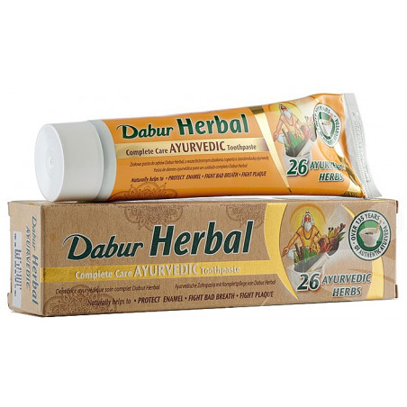 Comprar DENTIFRICO AYURVEDICO AYURVEDIC HERBS 100 ML DABUR online - Farmacia Coliseum