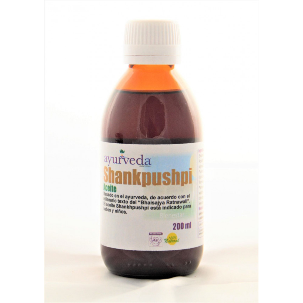Comprar online SHANKHPUSHPI ACEITE MASAJE 200 CC AYURVEDA AUTENTICO