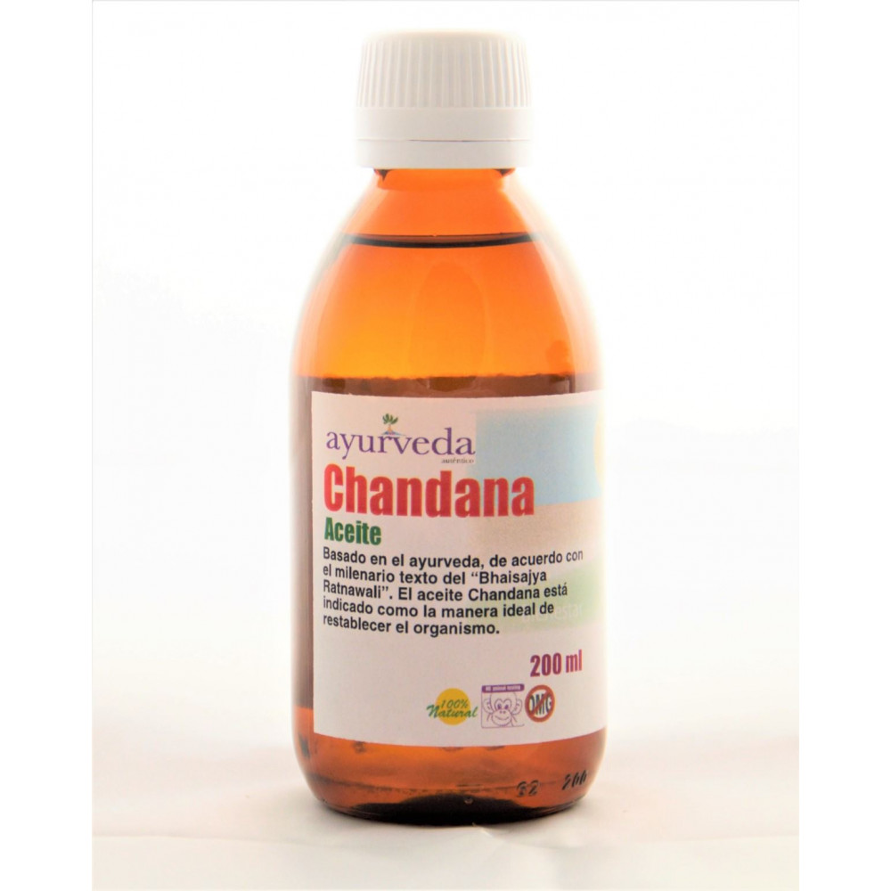 Comprar online CHANDANA ACEITE MASAJE 200 CC AYURVEDA AUTENTICO - Farmacia Coliseum