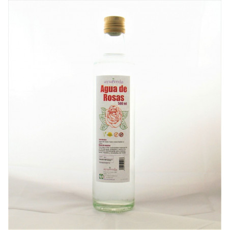 Comprar online AGUA DE ROSAS ROJAS 500 CC ECO AYURVEDA AUTENTICO