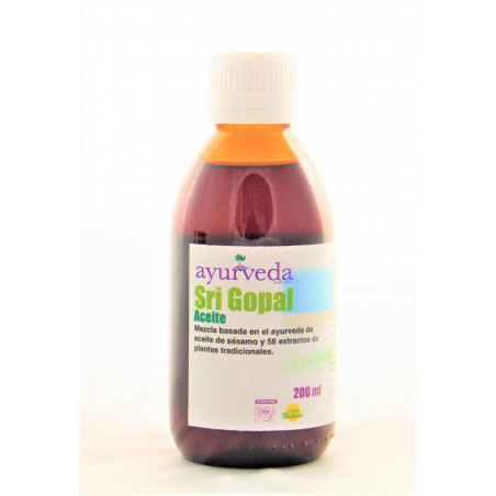 Comprar online SRI GOPAL ACEITE 200 CC AYURVEDA AUTENTICO - Farmacia