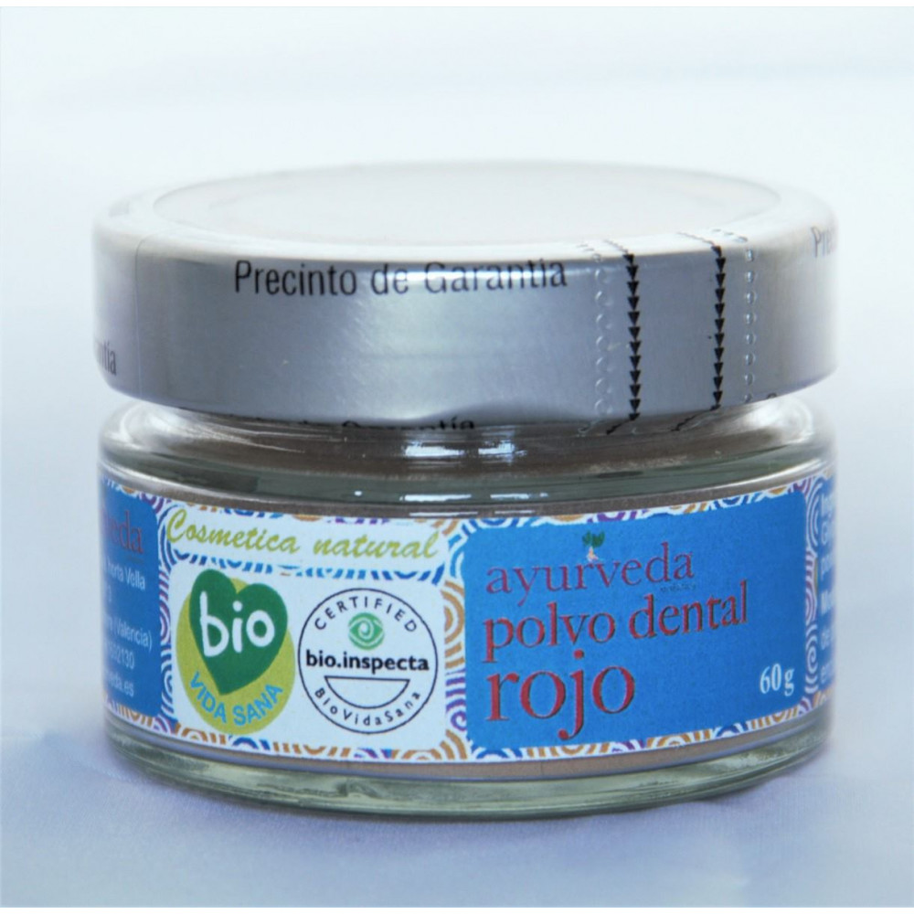 Comprar online POLVO DENTAL AYURVEDICO ROJO 60 G AYURVEDA AUTENTICO - Farmacia Coliseum