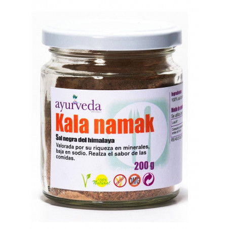 Comprar online KALA NAMAK (SAL NEGRA HIMALAYA) 200 G ECO AYURVEDA AUTENTICO - Farmacia Coliseum