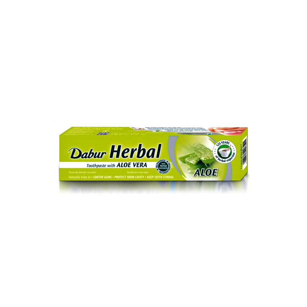 Comprar online DENTIFRICO AYURVEDICO ALOE 100ML DABUR - Farmacia Coliseum