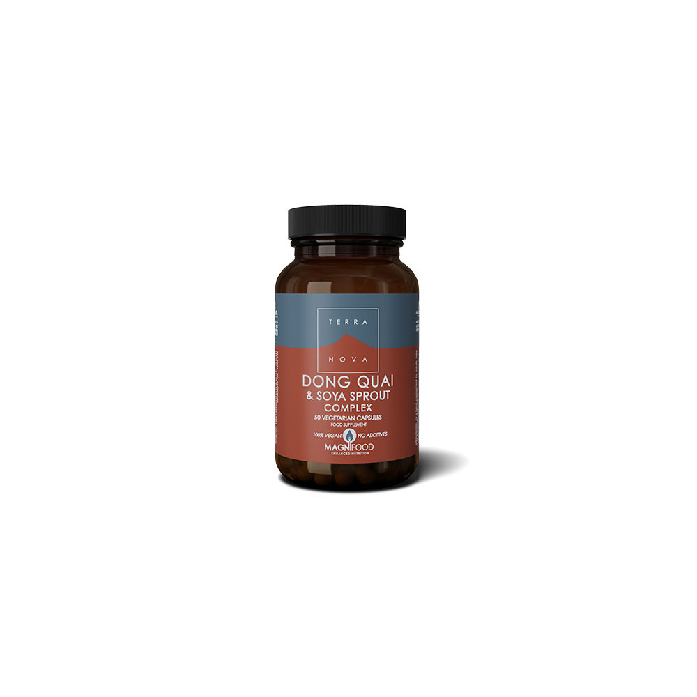 Comprar DONG QUAI Y BROTES DE SOJA COMPLEX 100 VCAP TERRANOVA NUTRINAT online - Farmacia Coliseum