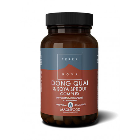 Comprar DONG QUAI Y BROTES DE SOJA COMPLEX 100 VCAP TERRANOVA NUTRINAT online - Farmacia Coliseum