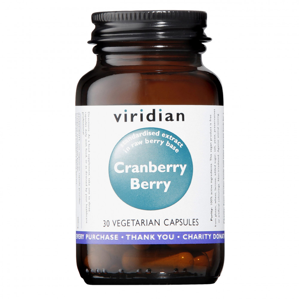 Comprar ARANDANO CRANBERRY EXTR ESTANDARIZADO 30 CAP VIRIDIAN online - Farmacia Coliseum
