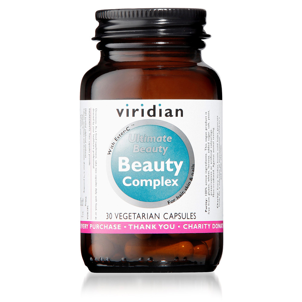 Comprar online BEAUTY COMPLEX PELO PIEL UÑAS 30 VEG CAPS VIRIDIAN - Farmacia Coliseum