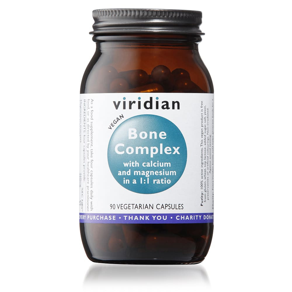 Comprar online BONE COMPLEX 90 VEG CAPS VIRIDIAN - Farmacia Coliseum