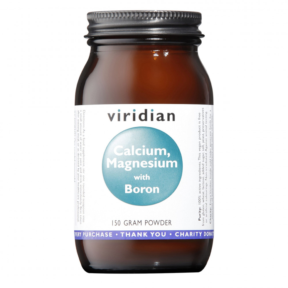 Comprar CALCIO MAGNESIO BORO VIT C 150 G VIRIDIAN online - Farmacia Coliseum