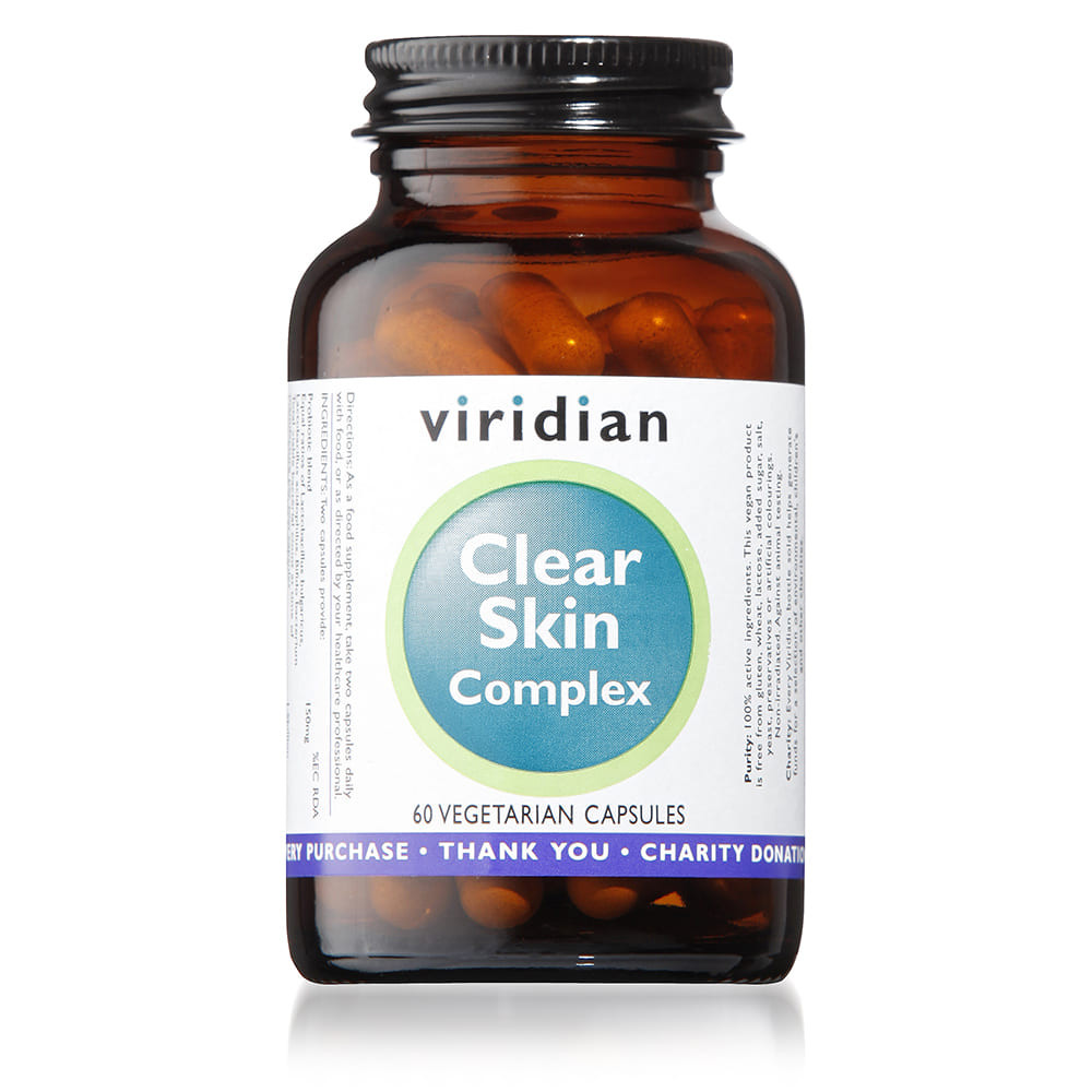 Comprar CLEAR SKIN COMPLEX 60 VEG CAPS VIRIDIAN online - Farmacia Coliseum