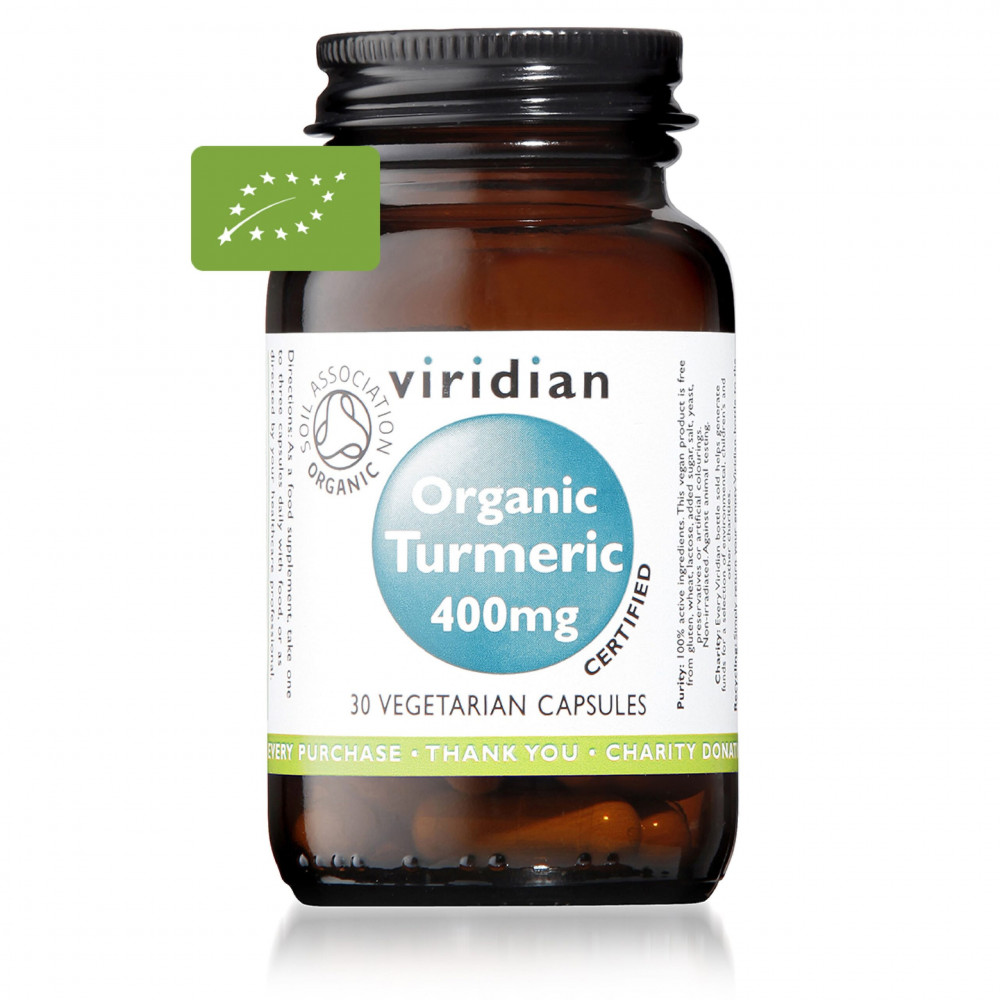Comprar online CURCUMA BIO 400MG 30 VEG CAPS VIRIDIAN - Farmacia Coliseum