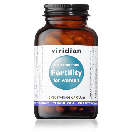Comprar FERTILITY PARA MUJERES 60 VEG CAPS VIRIDIAN online - Farmacia Coliseum