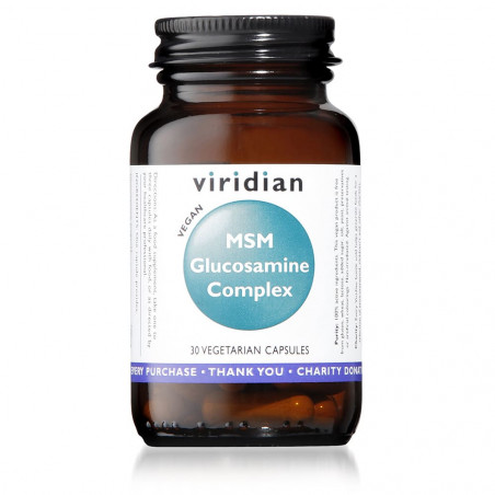 Comprar GLUCOSAMINA MSM 30 VEG CAPS VIRIDIAN online - Farmacia Coliseum