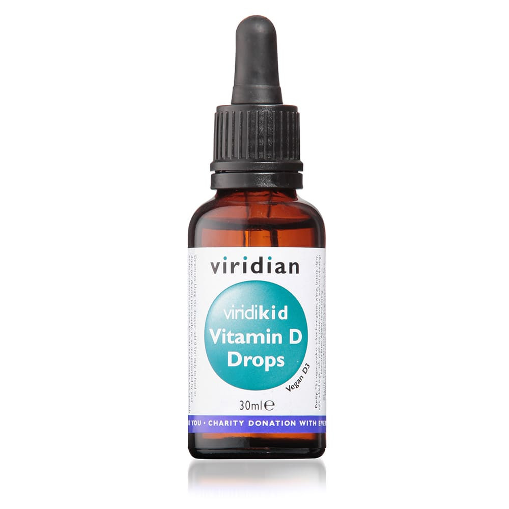 Comprar online VIRIDIKID VITAMINA D3 VEGANA 400 UI GOTAS 30 ML VIRIDIAN - Farmacia Coliseum