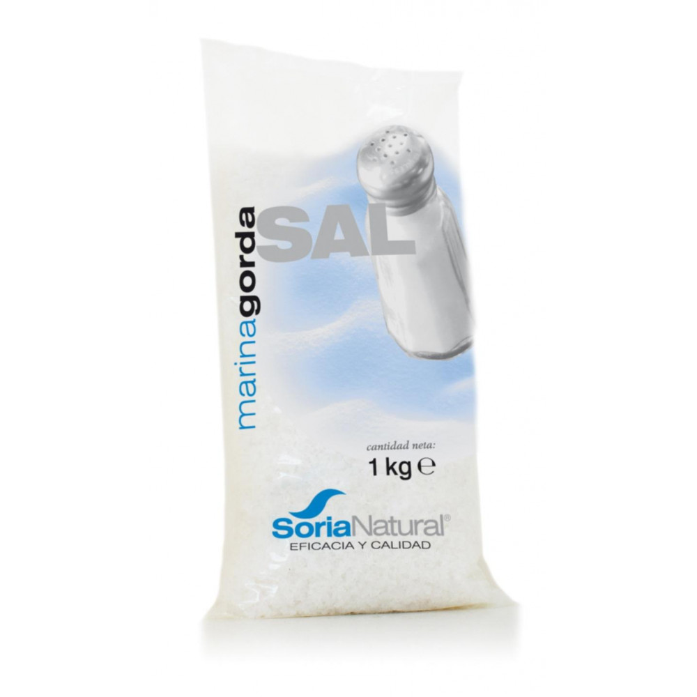 Comprar SAL MARINA GRUESA 1 KG SORIA NATURAL online - Farmacia Coliseum