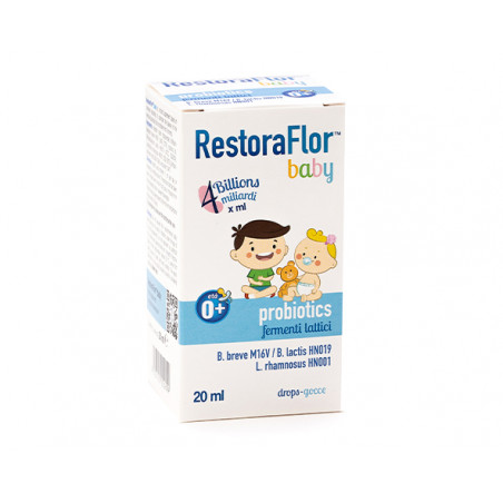 Comprar online RESTORAFLOR BABY PROBIOTICO 20 ML UGA NUTRACEUTICALS - Farmacia Coliseum