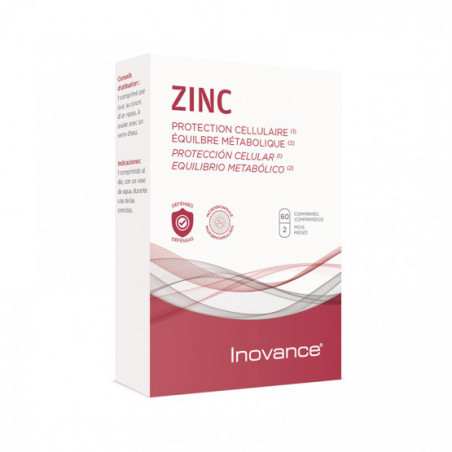 Comprar online ZINC 15 MG 60 COMP INOVANCE - Farmacia Coliseum