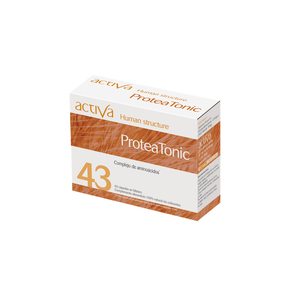 Comprar PROTEATONIC HUMAN STRUCTURE 60 CAP ACTIVA online - Coliseum