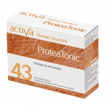 Comprar PROTEATONIC HUMAN STRUCTURE 60 CAP ACTIVA online - Coliseum