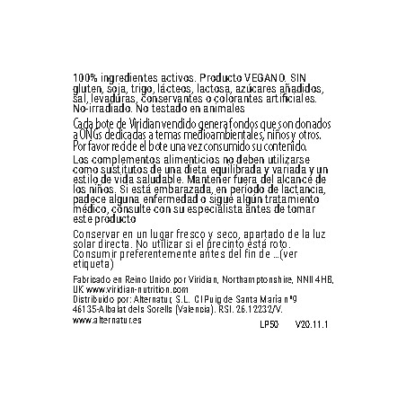 Comprar online LUTEINA PLUS 30 VEG CAPS VIRIDIAN - Farmacia Coliseum