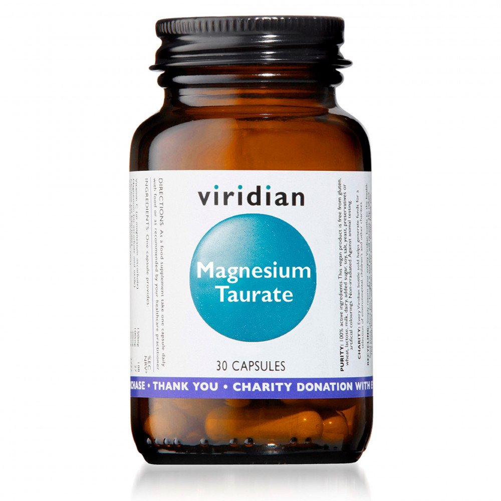 Comprar MAGNESIO TAURATO 30 CAP VIRIDIAN online - Farmacia Coliseum