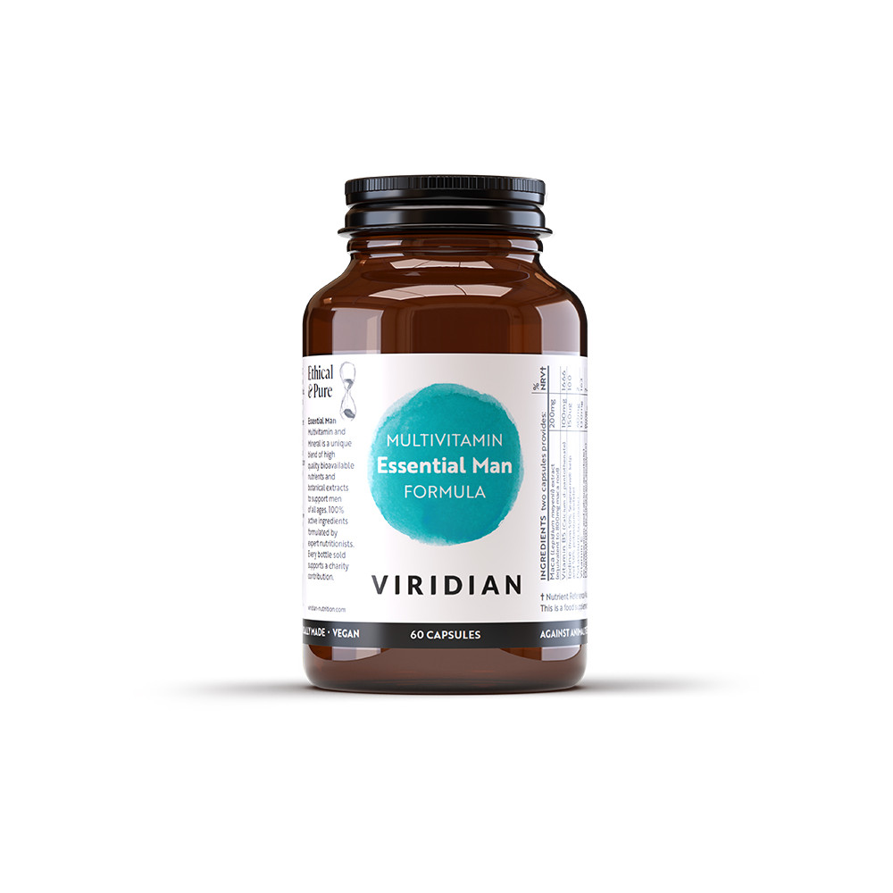 Comprar online MULTI HOMBRE 90 VEG CAPS VIRIDIAN - Farmacia Coliseum
