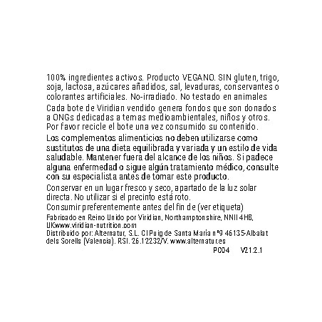 Comprar PREGNACY COMPLEX 60 VEG CAPS VIRIDIAN online - Farmacia Coliseum