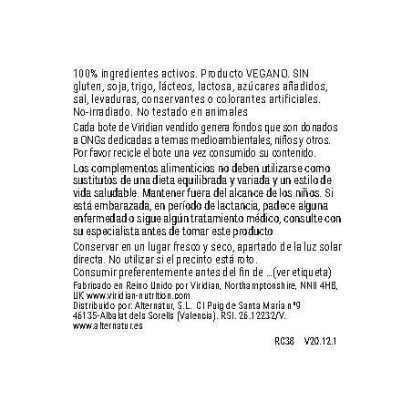 Comprar online RODIOLA COMPLEX 30 VEG CAPS VIRIDIAN - Farmacia Coliseum