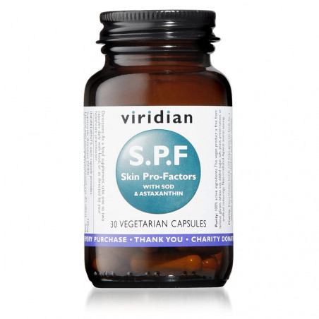 Comprar SPF SKIN PRO-FACTORS 30 VEG CAPS VIRIDIAN online - Farmacia Coliseum