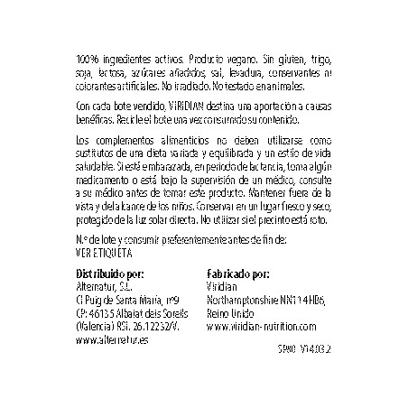 Comprar SPF SKIN PRO-FACTORS 30 VEG CAPS VIRIDIAN online - Farmacia Coliseum