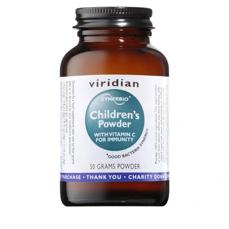 Comprar online SYNERBIO NIÑOS POLVO 50 G VIRIDIAN - Farmacia Coliseum