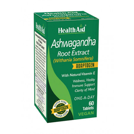 Comprar ASHWAGANDHA 60 CAP HEALT AID NUTRINAT online - Farmacia Coliseum