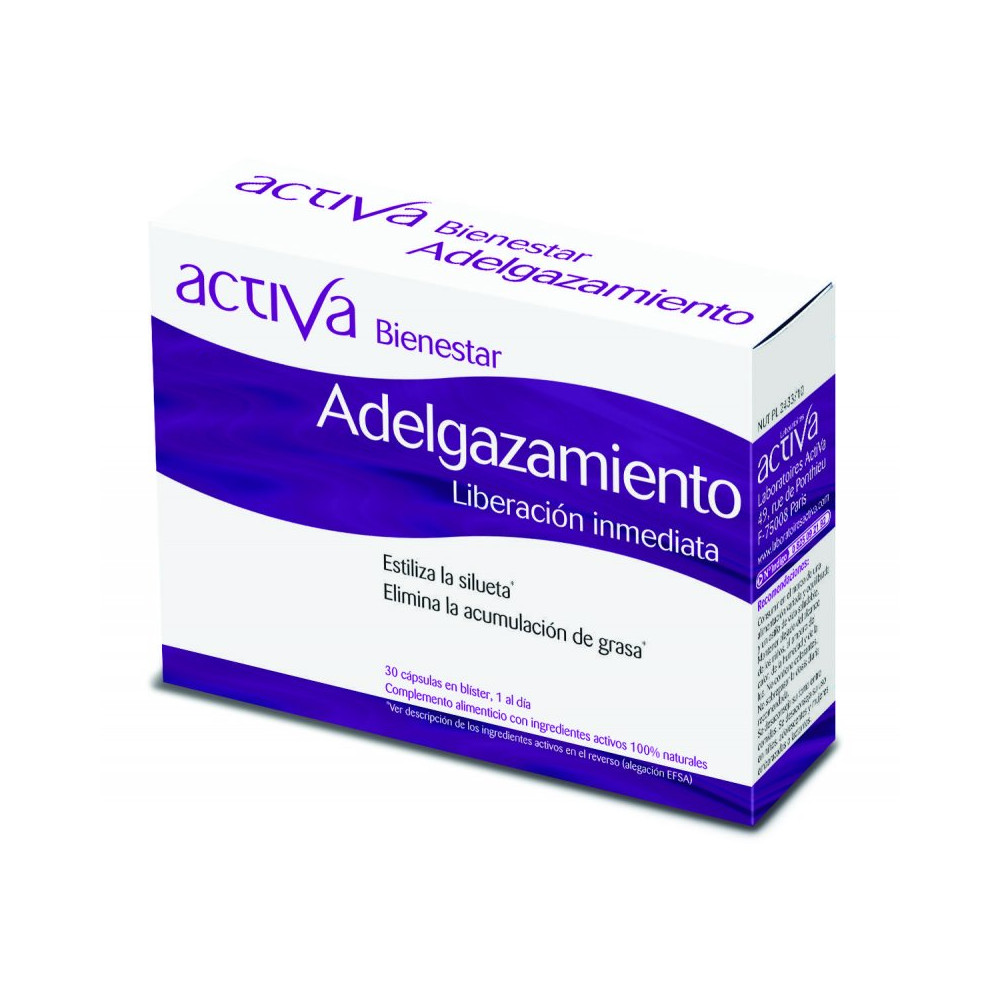 Comprar online BIENESTAR ADELGAZAMIENTO 30 CAPS ACTIVA - Farmacia Coliseum
