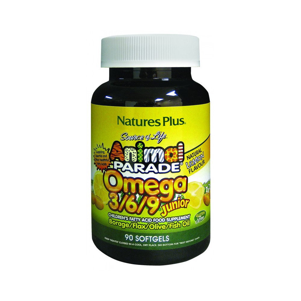 ANIMAL PARADE OMEGA 369 JUNIOR 90 PERLAS NATURE'S PLUS