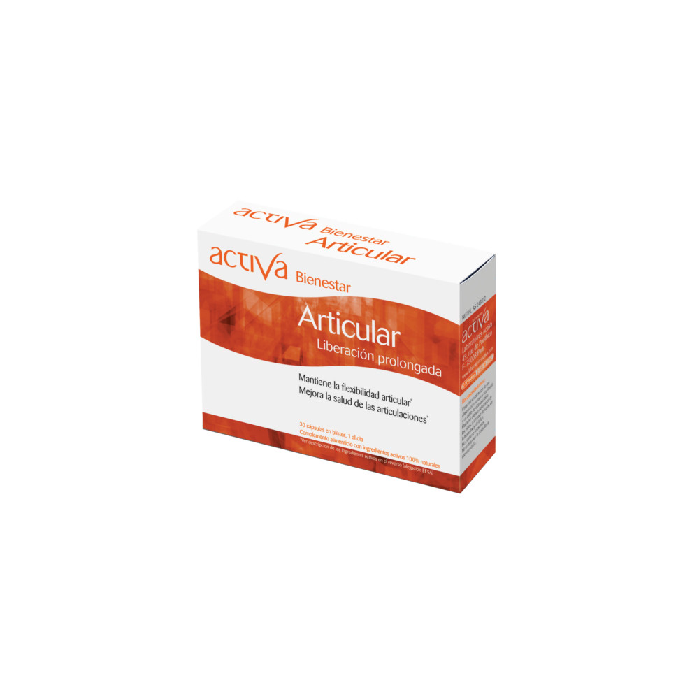Comprar online BIENESTAR ARTICULAR 30 CAPS ACTIVA - Farmacia Coliseum