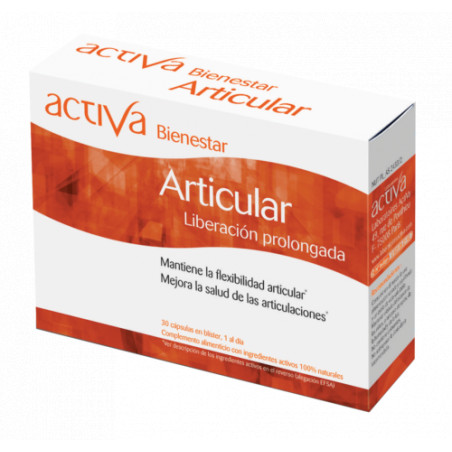 Comprar online BIENESTAR ARTICULAR 30 CAPS ACTIVA - Farmacia Coliseum