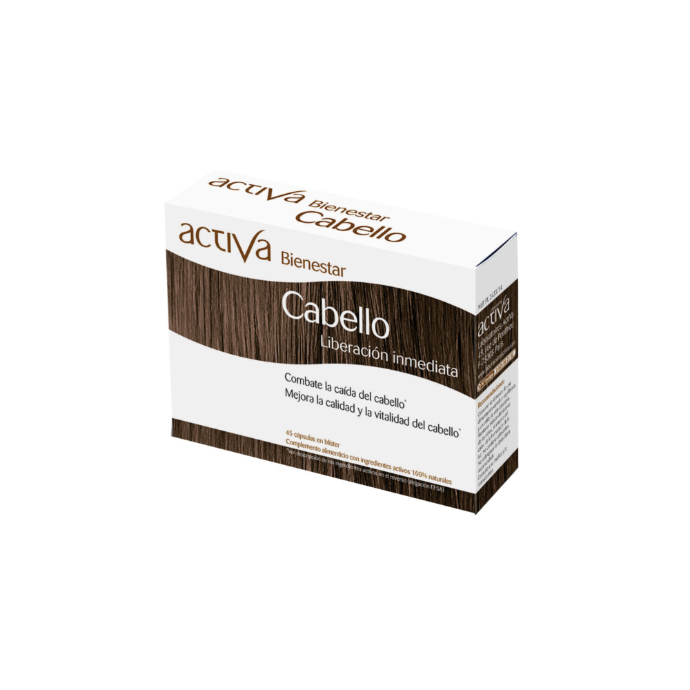 Comprar online BIENESTAR CABELLO 45 CAPS ACTIVA - Farmacia Coliseum