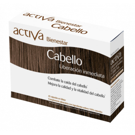 Comprar online BIENESTAR CABELLO 45 CAPS ACTIVA - Farmacia Coliseum