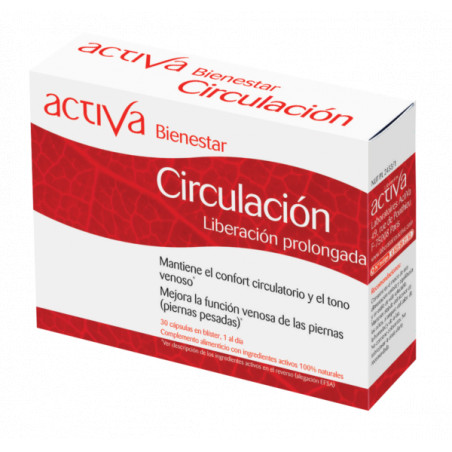 Comprar online BIENESTAR CIRCULACION 30 CAPS ACTIVA - Farmacia Coliseum