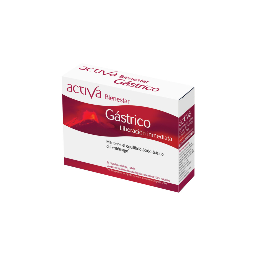 Comprar online BIENESTAR GASTRICO 30 CAPS ACTIVA - Farmacia Coliseum