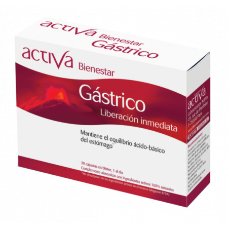 Comprar online BIENESTAR GASTRICO 30 CAPS ACTIVA - Farmacia Coliseum